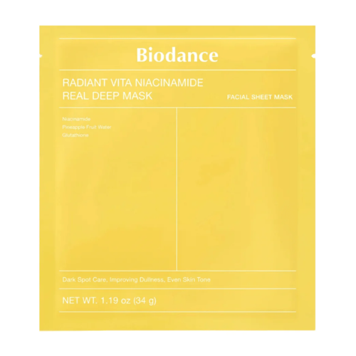 [Biodance] Radiant Vita Niacinamide Real Deep Mask