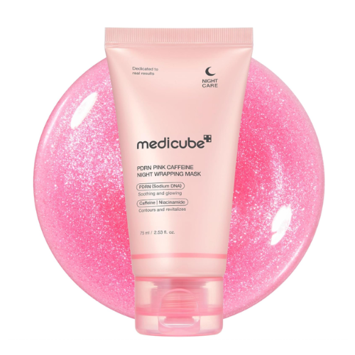[Medicube] PDRN Pink Caffeine Night Wrapping Mask 75ml
