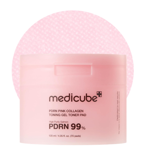 [Medicube] PDRN Pink Collagen Toning Gel Toner Pad (70ea)