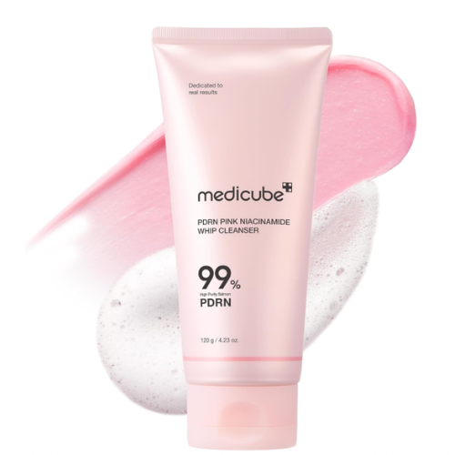 [Medicube] PDRN Pink Niacinamide Whip Cleanser 120g