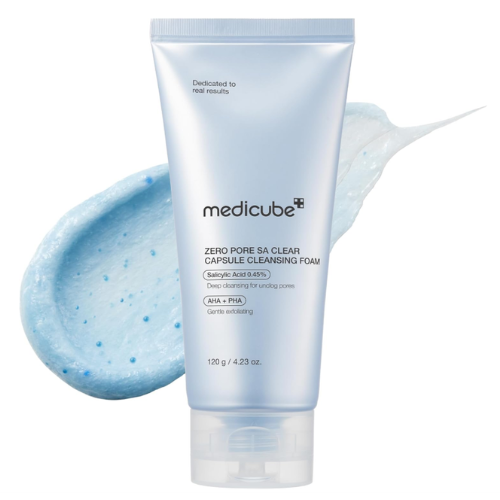 [Medicube] Zero Pore SA Clear Capsule Cleansing Foam 120g