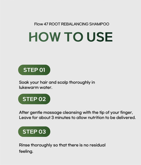 [FLOW47] Root Rebalancing Shampoo (500ml)